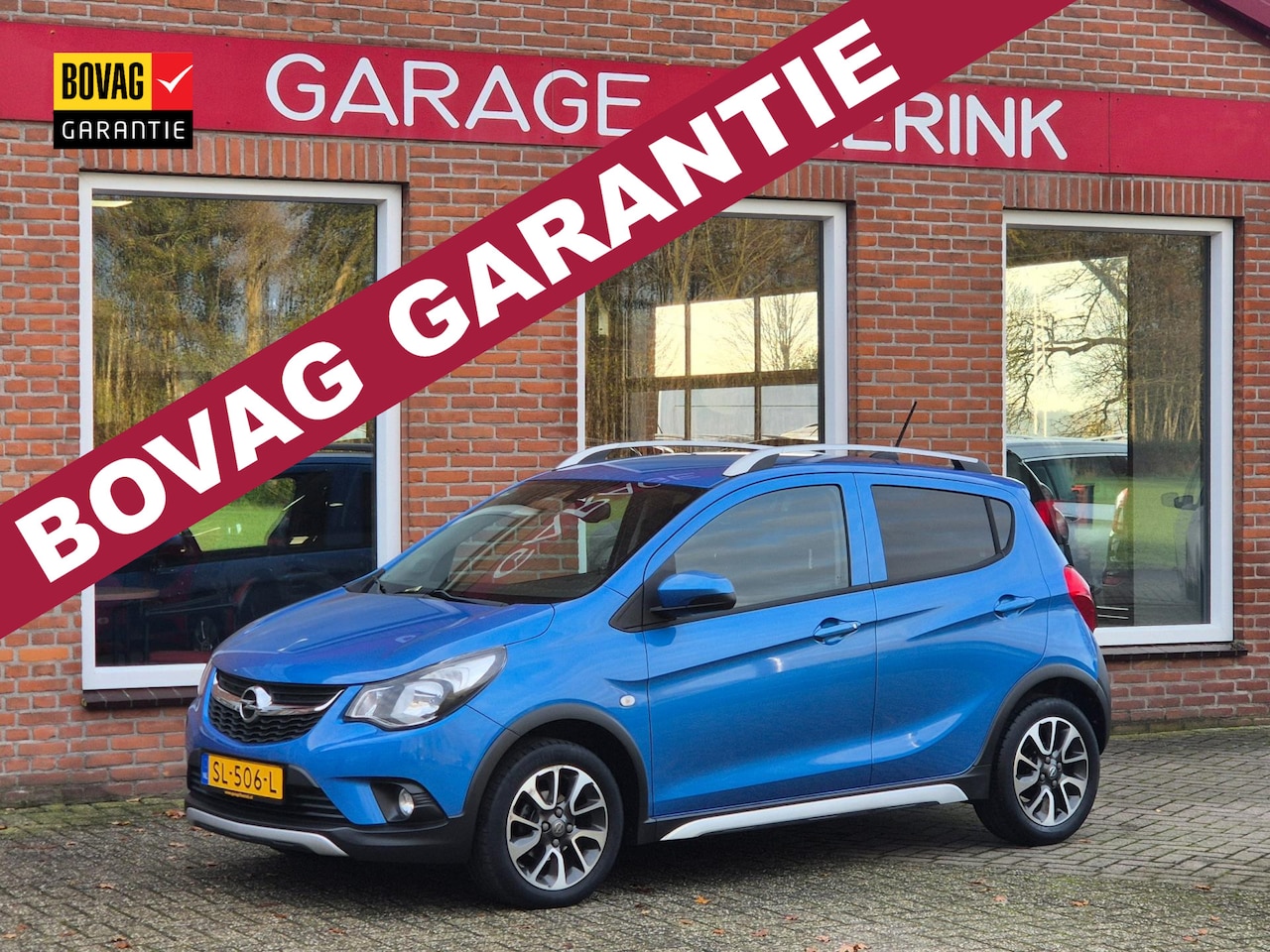 Opel Karl - 1.0 Rocks Online Edition 75PK 5drs airco, cruise, navi, pdc, dab, carplay - AutoWereld.nl