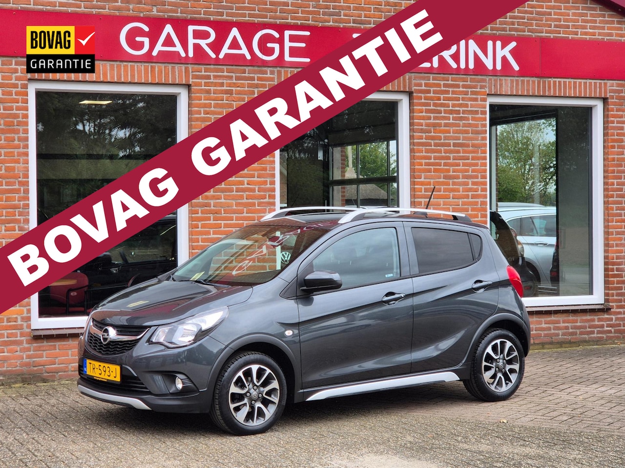 Opel Karl - 1.0 Rocks Online Edition 75PK 5drs airco, cruise, navi, pdc, dab, carplay - AutoWereld.nl