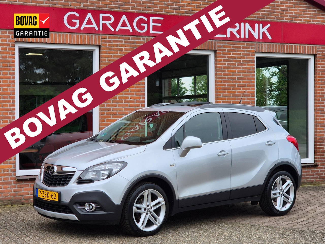Opel Mokka - 1.4 T Cosmo 140PK 5drs clima, cruise, navi, pdc, camera, agr, leder, trekhaak - AutoWereld.nl