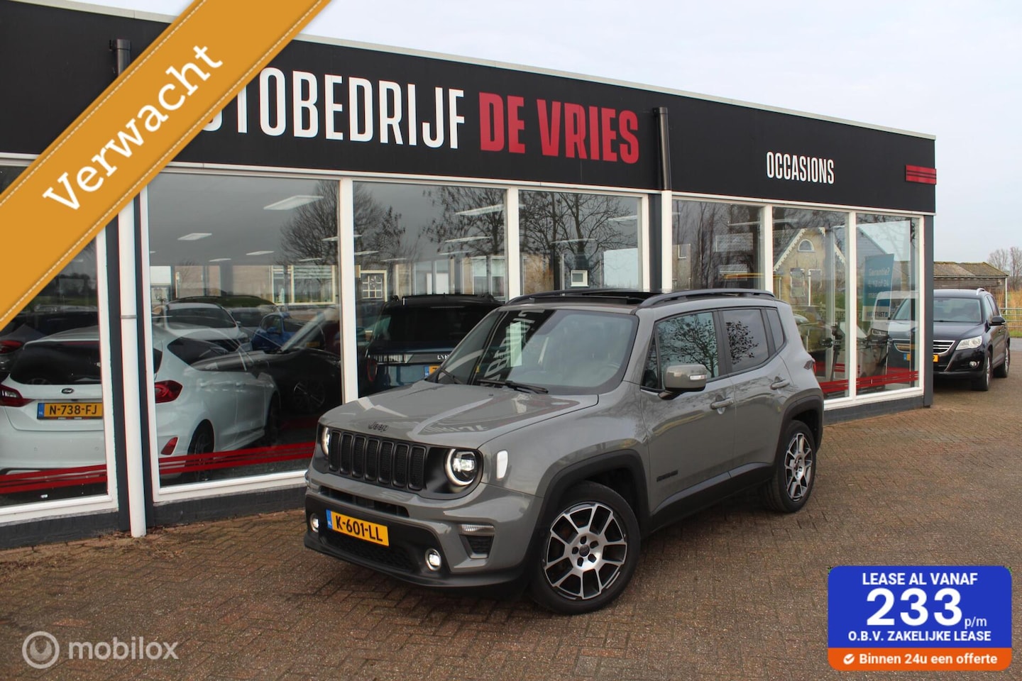 Jeep Renegade - 1.0T Full Options Pano/Leder/ACC/Full-Led/Camera - AutoWereld.nl