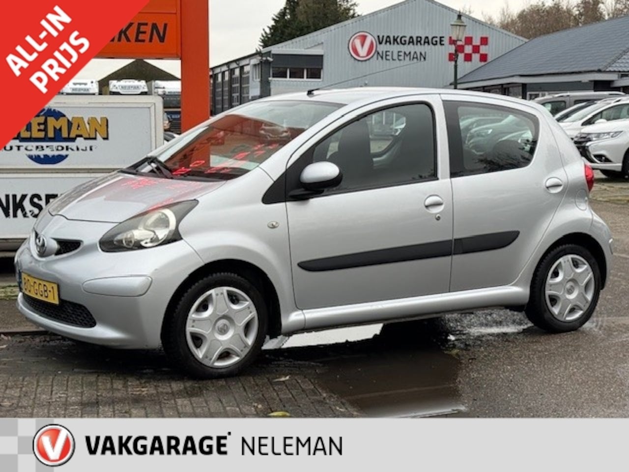 Toyota Aygo - 1.0 12V VVT-I 5DRS airco automaat rijklaarprijs bovag garantie - AutoWereld.nl