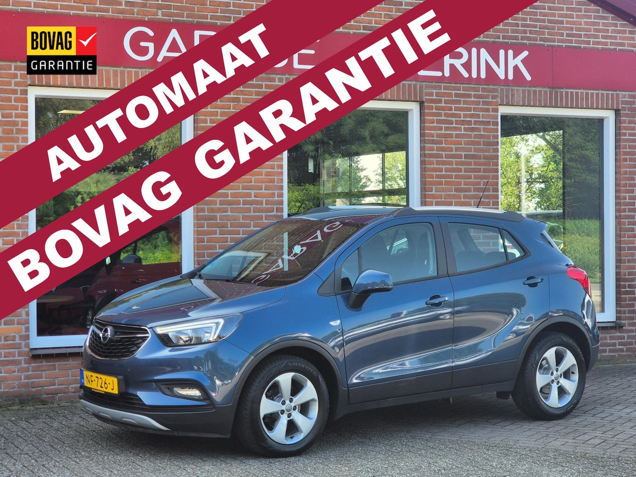 Opel Mokka X - 1.4 Turbo Online Edition 140PK 5drs AUTOMAAT airco, cruise, navi, pdc, camera, trekhaak - AutoWereld.nl