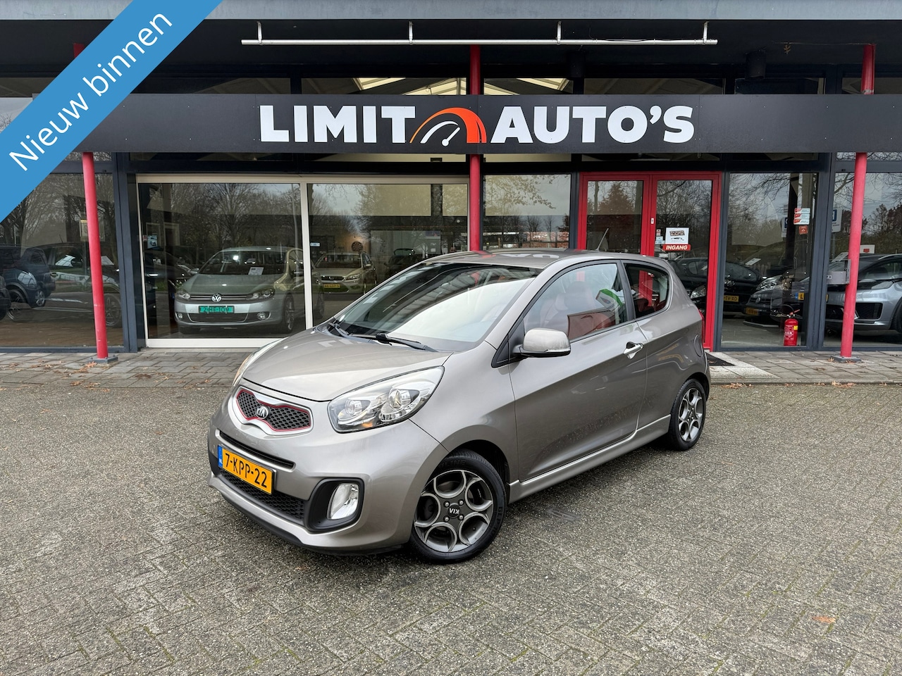 Kia Picanto - 1.0 CVVT ISG Design Edition/Airco/Elek.Ramen/Navi/Pdc/Led/Leer/Nap! - AutoWereld.nl