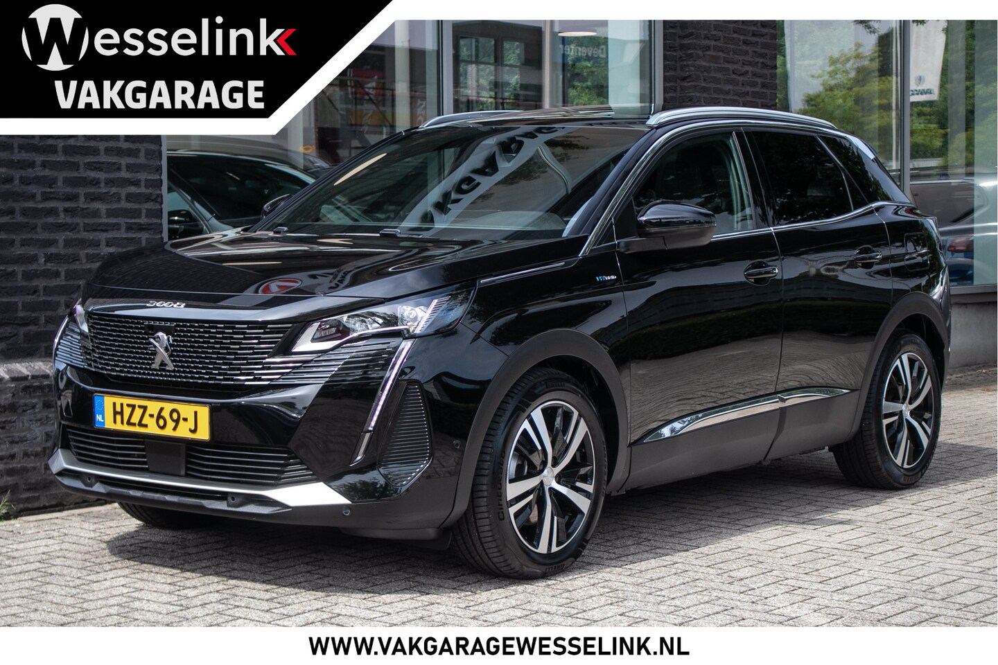 Peugeot 3008 - 1.6 HYbrid 225 GT -  Dealer ond. | 1e eig. | Panodak - AutoWereld.nl
