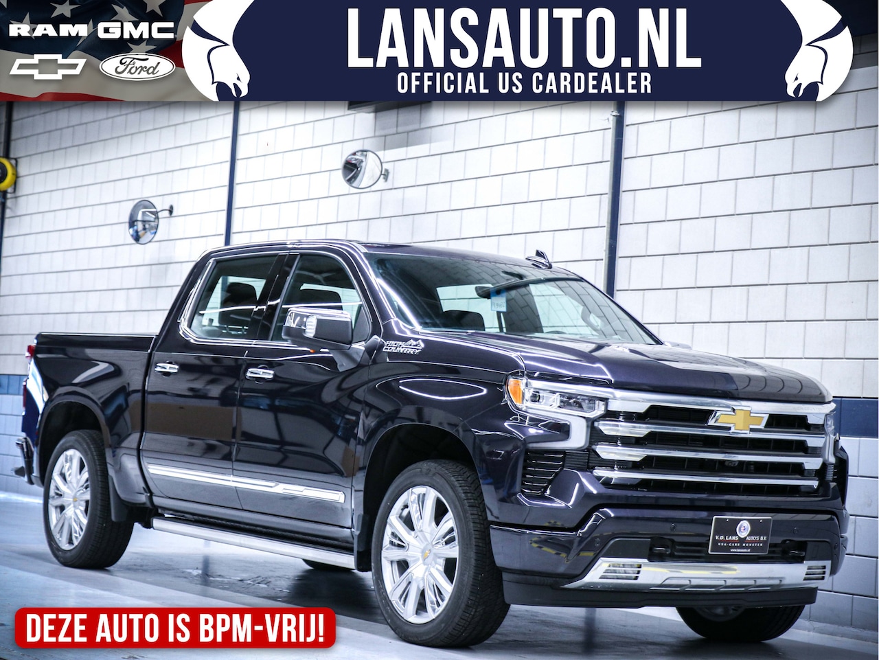 Chevrolet Silverado - High Country | 6.2L V8 Dark Ash - AutoWereld.nl