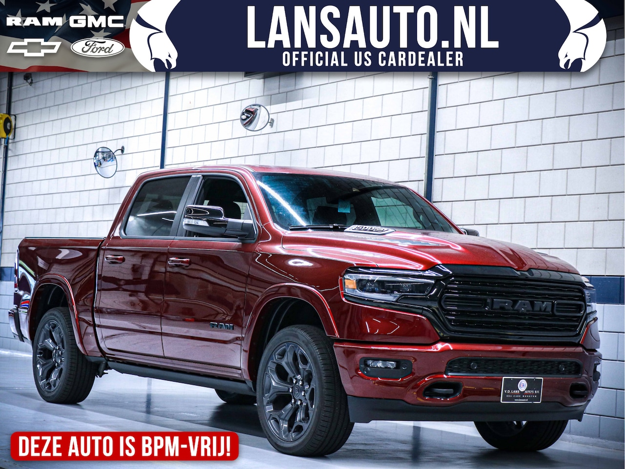 Dodge Ram 1500 - Crew Cab Limited Night Edition 12" | Luchtvering | Head-up - AutoWereld.nl