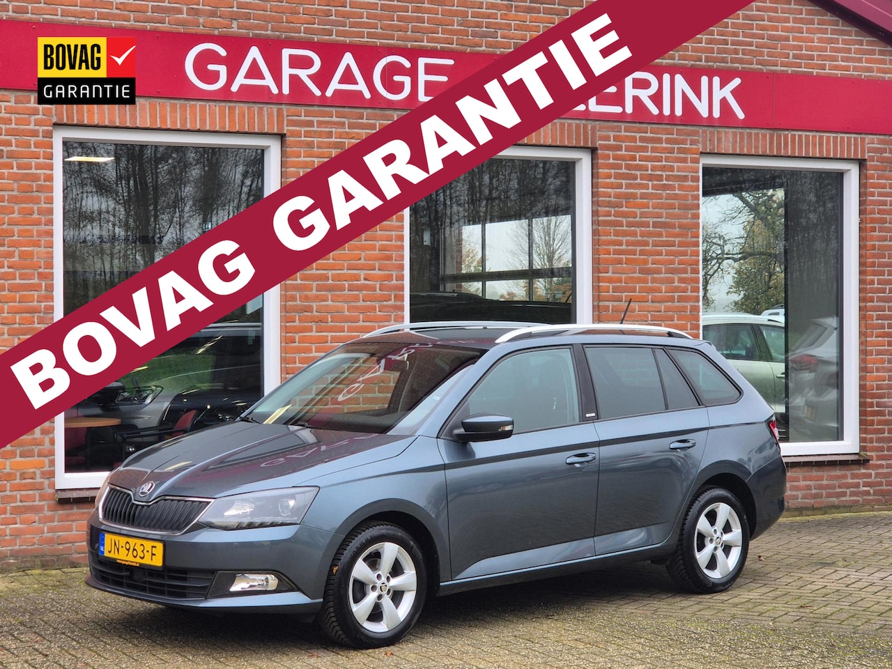 Skoda Fabia Combi - 1.2 TSI JOY 90PK 5drs clima, cruise, stoelverw. dab, pdc, trekhaak - AutoWereld.nl