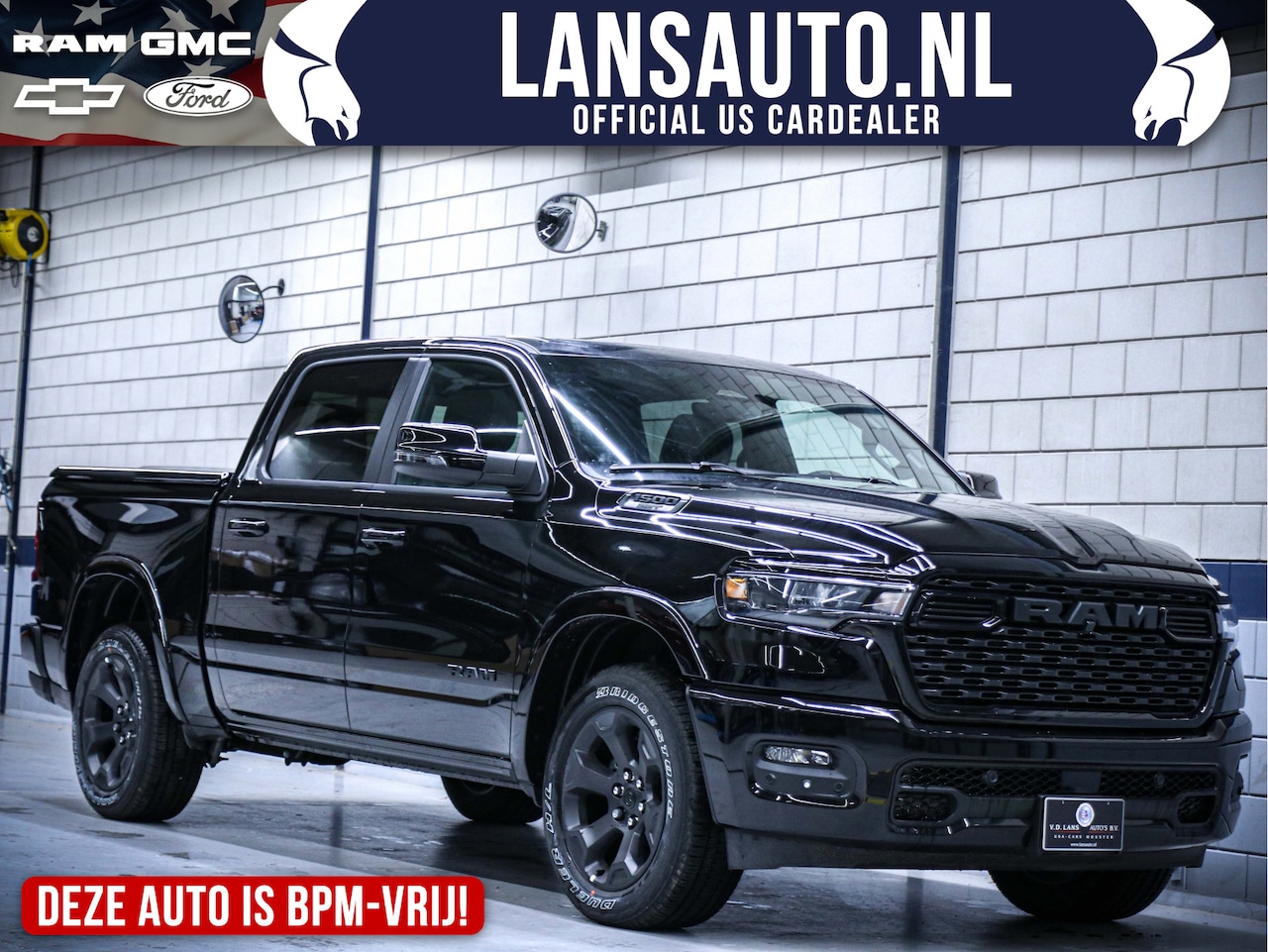 Dodge Ram 1500 - Big Horn Night 3.0L l6 420pk 4x4 Crew Cab | BPM-vrij leverbaar - AutoWereld.nl