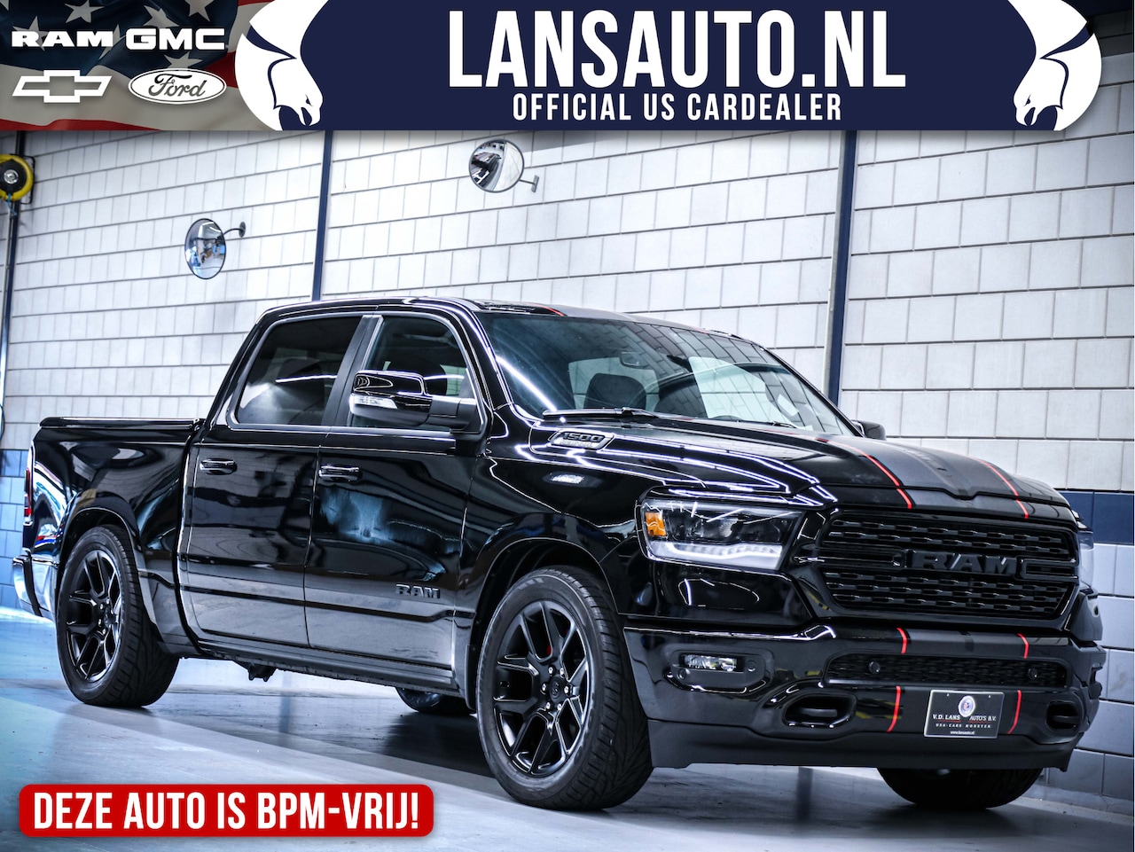 Dodge Ram 1500 - Big Horn Night | Rijklaar incl. Prins LPG! | 5.7L Hemi V8 Automaat 4x4 - AutoWereld.nl
