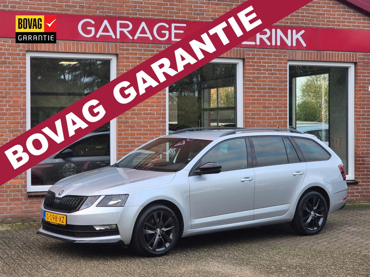Skoda Octavia Combi - 1.0 TSI Greentech Sport Business 116PK 5drs clima, cruise, pdc, carplay, trekhaak - AutoWereld.nl