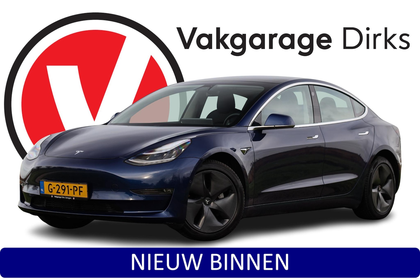 Tesla Model 3 - Long Range RWD Long Range AWD 75 kWh ✅ SOH 93% ✅ ACC ✅ Pano - AutoWereld.nl
