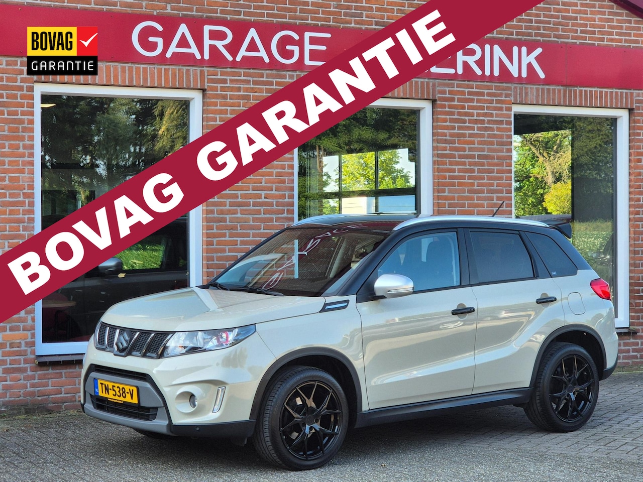 Suzuki Vitara - 1.4 S 140PK 5drs clima, adapt.cruise, navi, camera, pdc, led, keyless, trekhaak - AutoWereld.nl