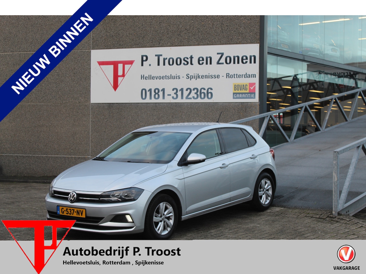 Volkswagen Polo - 1.0 TSI Airco/Apple carplay/Licht metalen velgen/Privacy Glass - AutoWereld.nl
