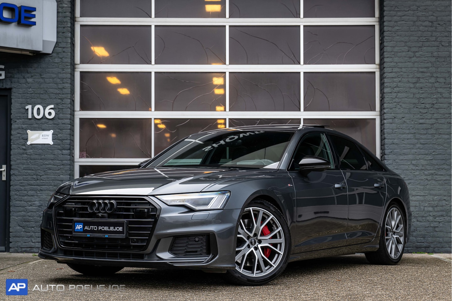 Audi A6 Limousine - 55 TFSI e quattro Competition Pano, RS Stoelen , Head-Up, Bang&Olufsen, 20LM, Top View, Ma - AutoWereld.nl