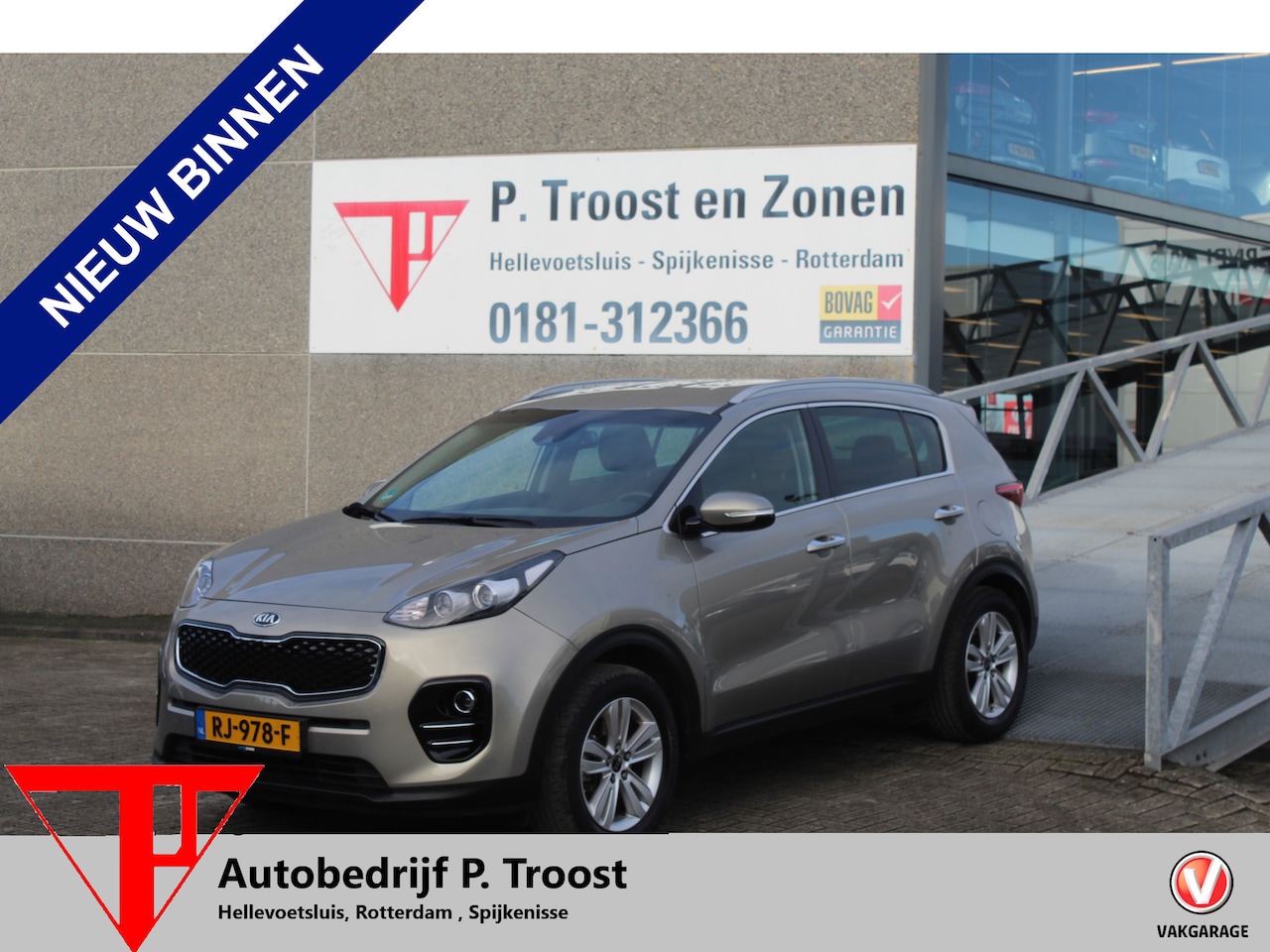 Kia Sportage - 1.6 GDI DynamicLine Afn. Trekhaak/Navigatie/Achteruitrijcamera/Bluetooth/Licht metalen vel - AutoWereld.nl