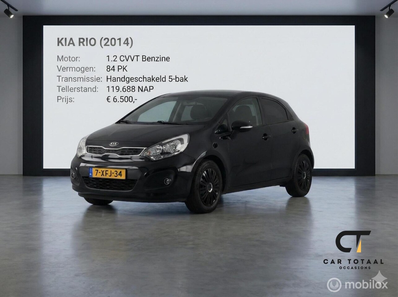 Kia Rio - 1.2 CVVT ExecutiveLine|APK|AIRCO|NAP|LED - AutoWereld.nl
