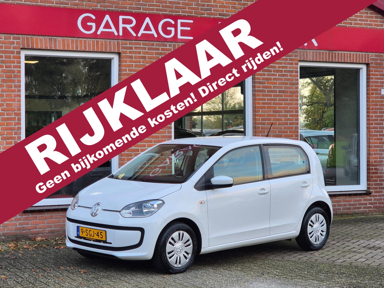 Volkswagen Up! - 1.0 move up! BlueMotion 60PK 5drs airco, cruise, navi, elektr.ramen - AutoWereld.nl