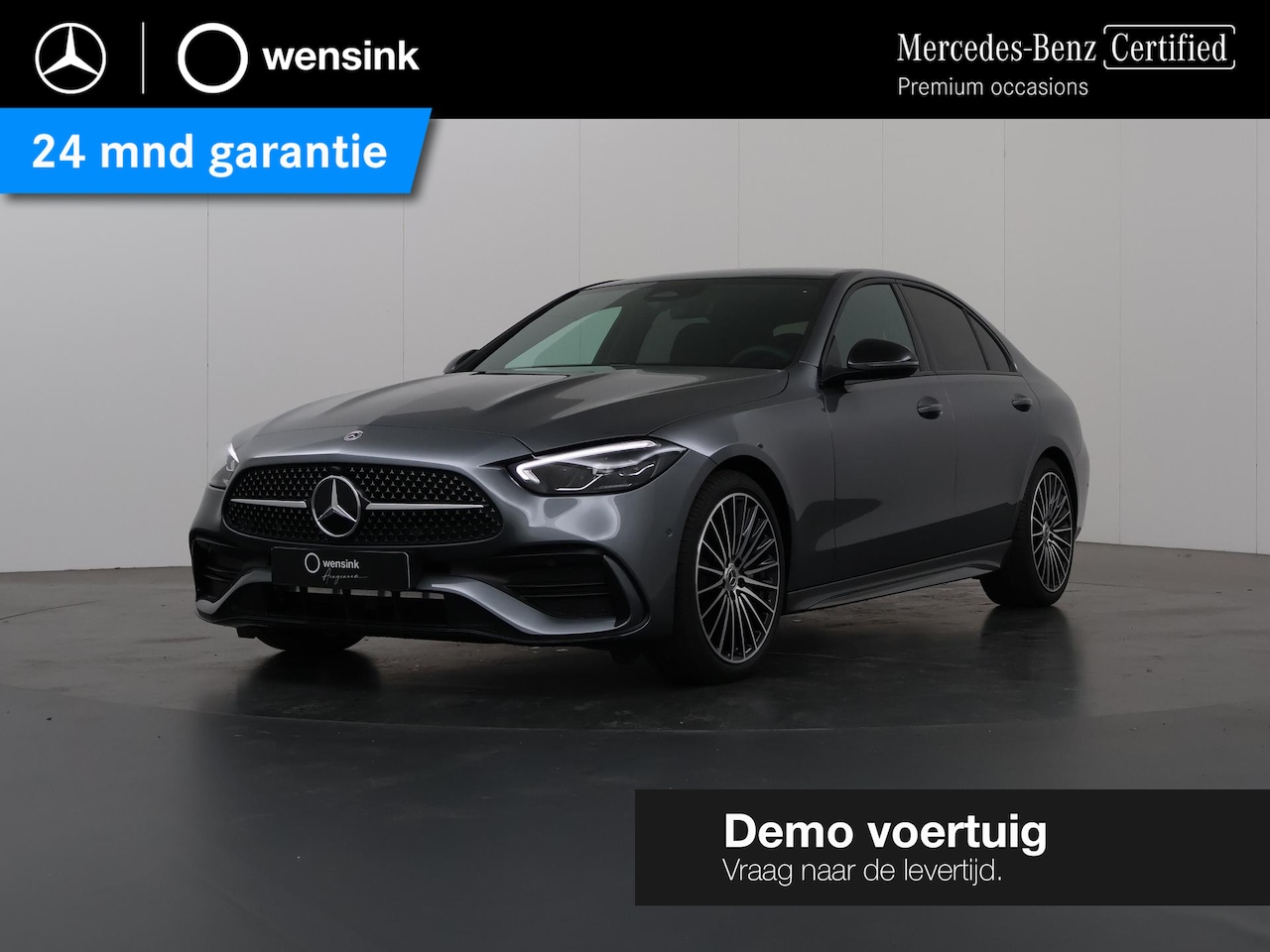 Mercedes-Benz C-klasse - 180 Star Edition AMG line | Panorama-schuifdak | Sfeerverlichting | Burmester 3D | Achteru - AutoWereld.nl