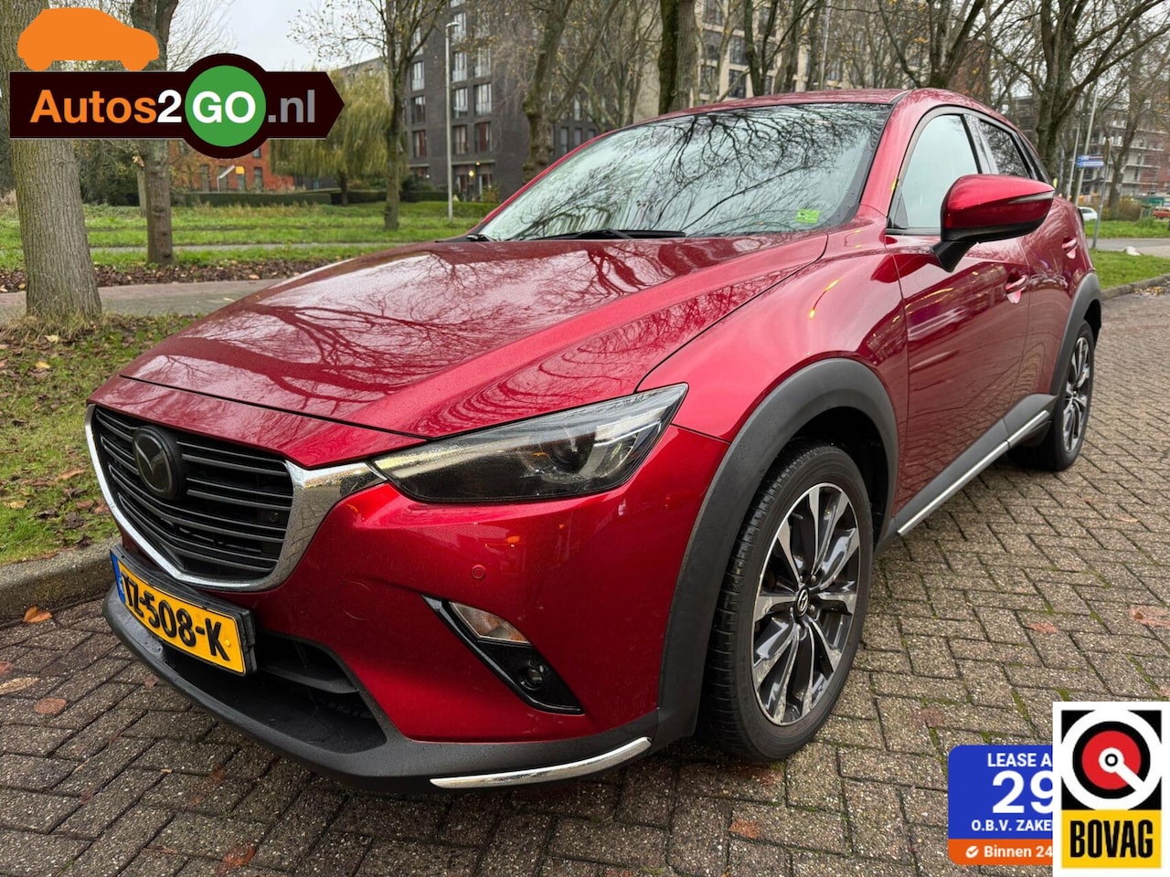 Mazda CX-3 - 2.0 SkyActiv-G 120 TS+ I Navi I Camera I Ad. cruise controle I afn. trekhaak I headup disp - AutoWereld.nl