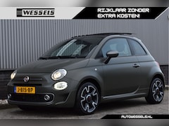 Fiat 500 - 1.2 Matte Green Panoramadak, Navi, Cruise control