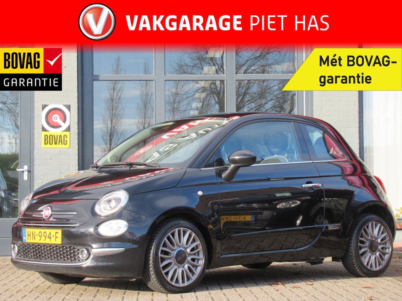 Fiat 500 - 0.9 TwinAir Turbo Lounge | Clima-Airco | Navigatie | Bluetooth | Incl. Garantie | LED Dagr - AutoWereld.nl