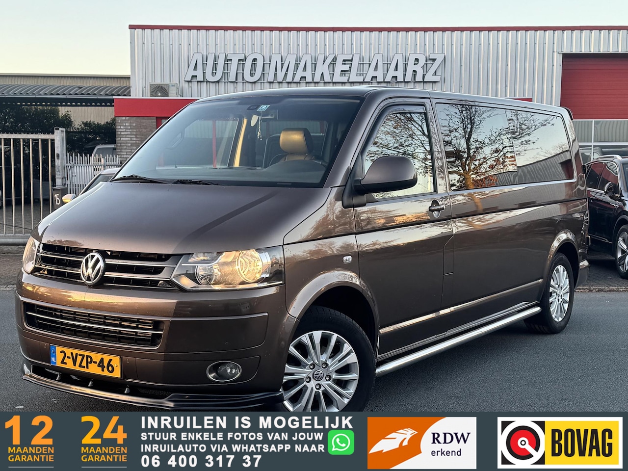 Volkswagen Transporter - 2.0 TDI L2H1 DC Comfortline NAP AUTOMAAT - AutoWereld.nl