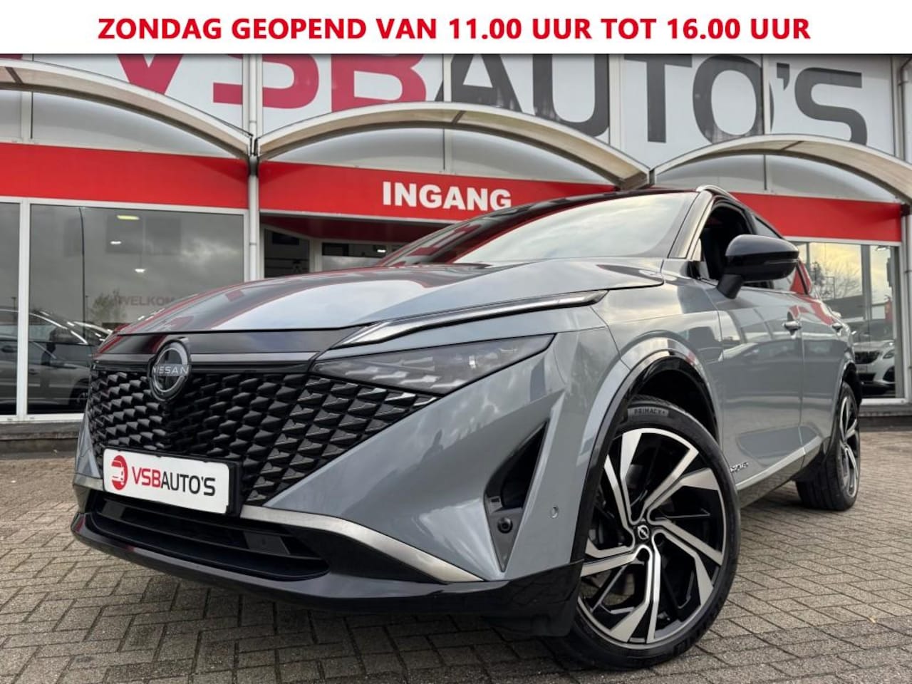 Nissan Qashqai - 1.5 e-POWER AUT. 190PK TEKNA+ FACELIFT LEER PANO-DAK HEAD-UP NAVI CAMERA CARPLAY NARDO-GR - AutoWereld.nl