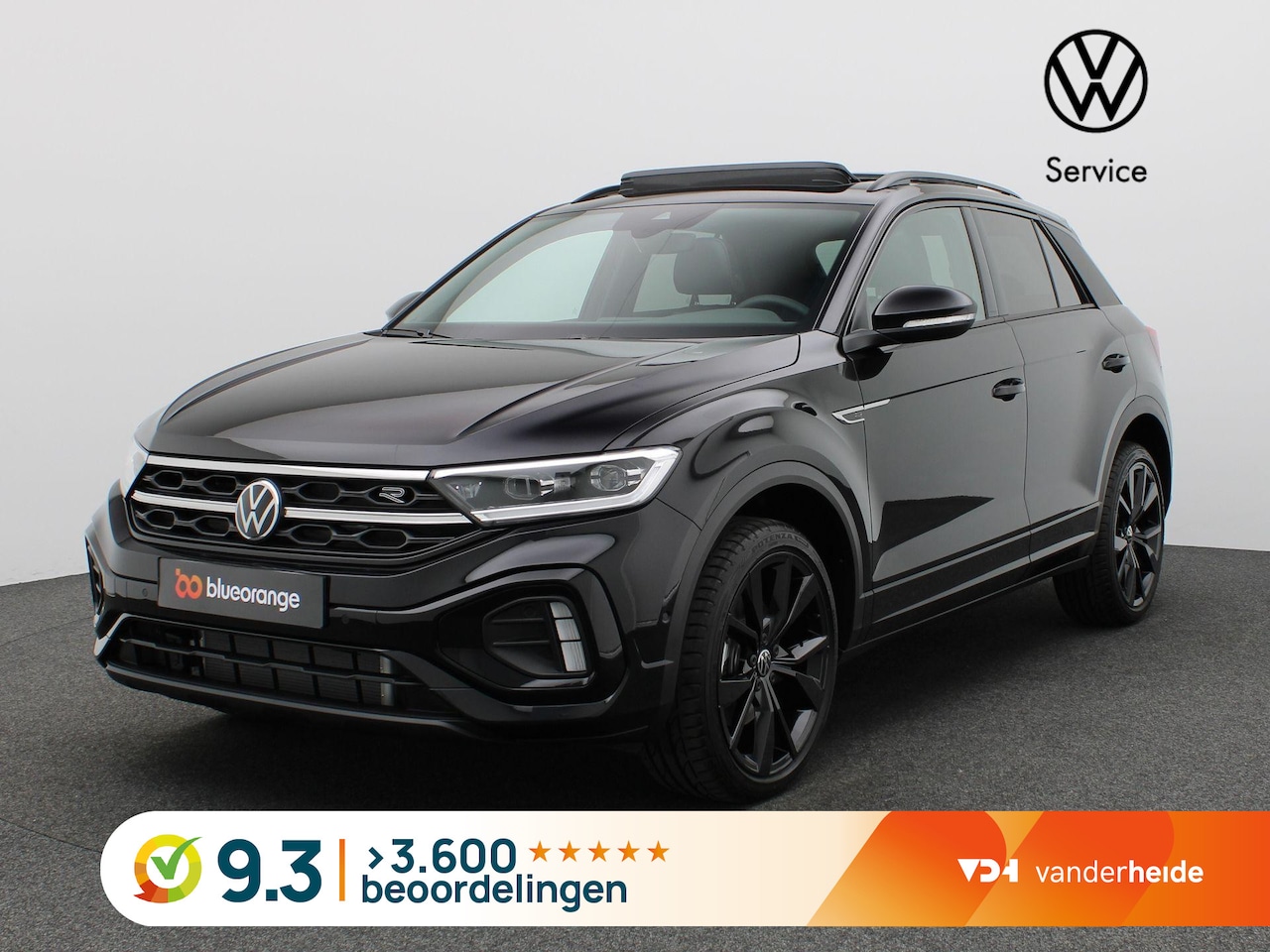 Volkswagen T-Roc - 1.5 TSI R-Line Business 150PK DSG Trekhaak, Pano-Schuifdak, 19" LM Velgen, Black Style, LE - AutoWereld.nl