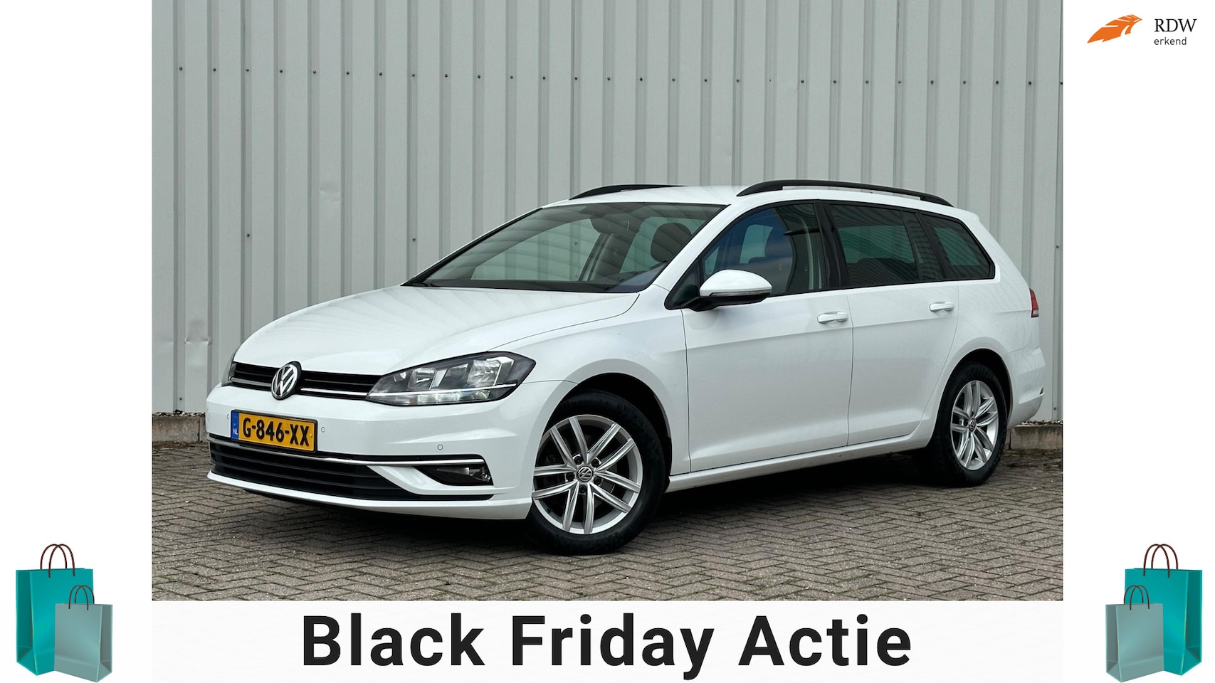 Volkswagen Golf Variant - 1.0 TSI Highline|Aut|Adaptive-cruise|Carplay|PDC|Navi - AutoWereld.nl