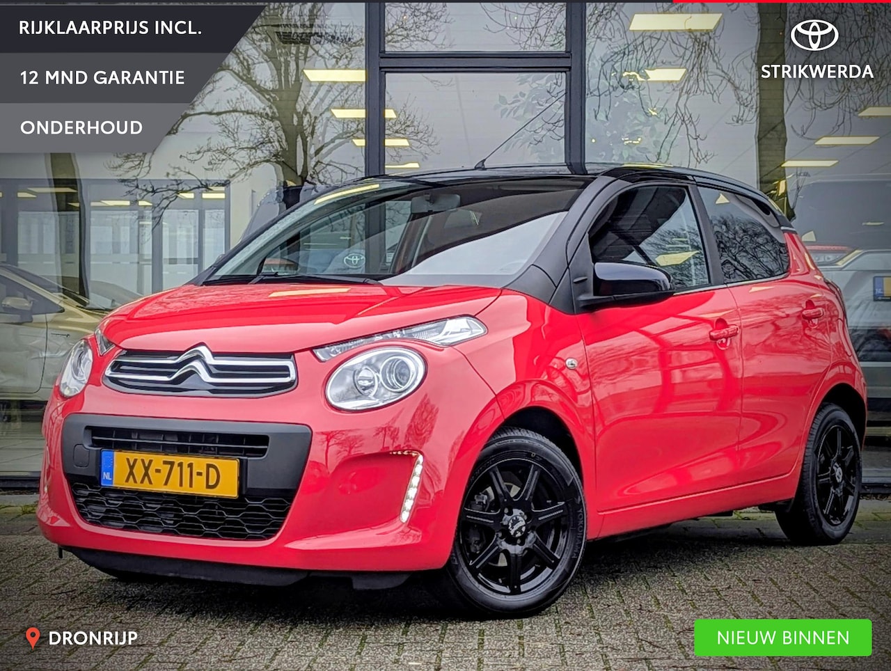 Citroën C1 - 1.0 VTi Feel | Dealer OH | 1e eigenaar | Airco | Bluetooth | Bi-tone - AutoWereld.nl