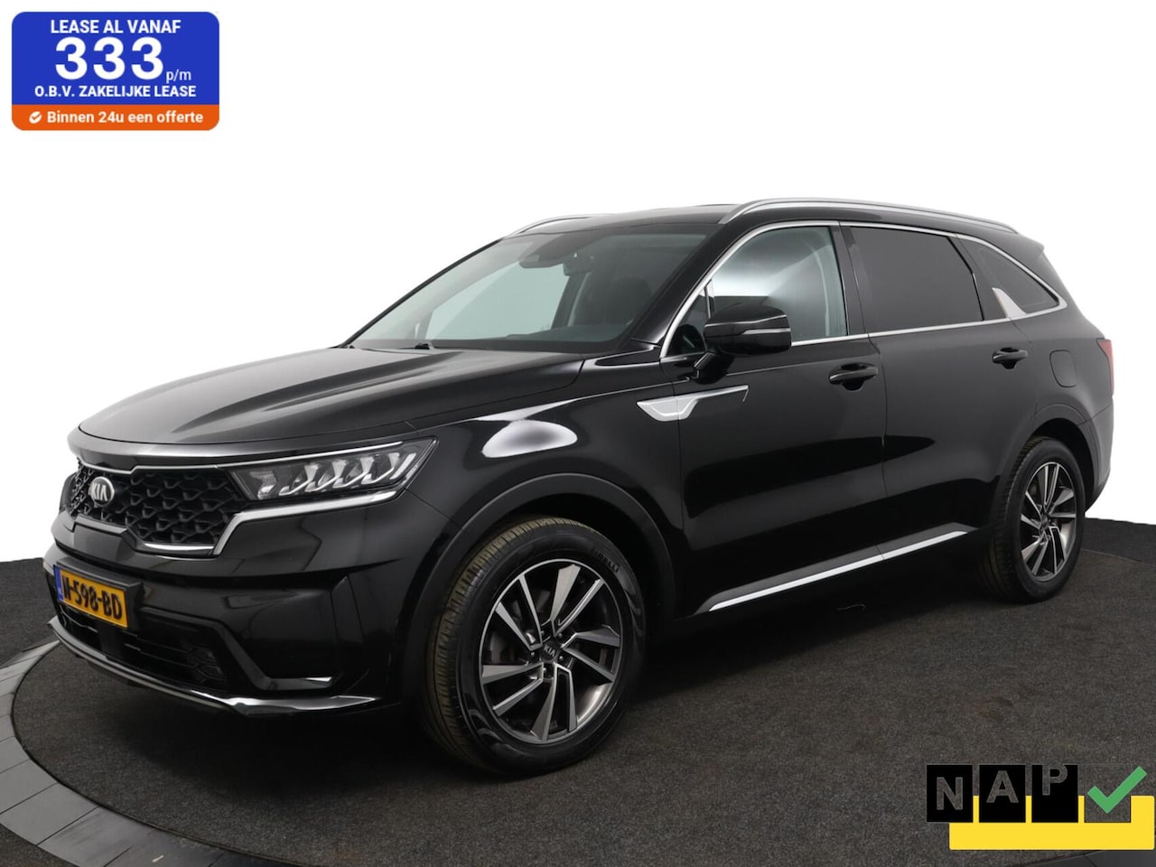 Kia Sorento - 1.6 T-GDI Hybrid 2WD 5p. Trehaak CARPLAY CAMERA - AutoWereld.nl