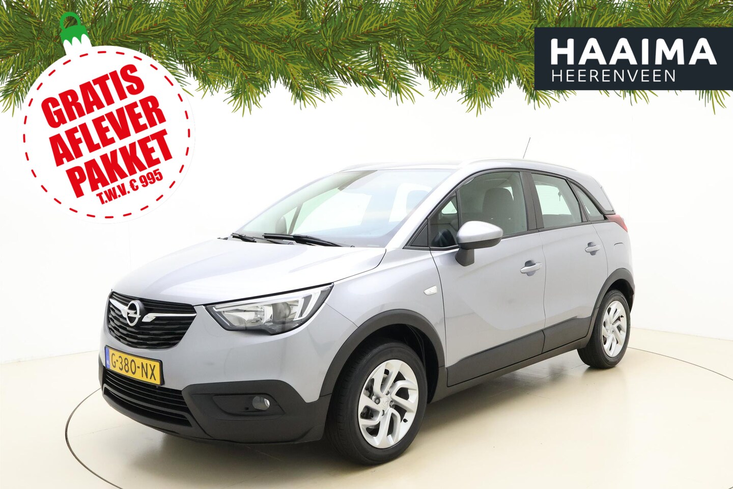 Opel Crossland X - 1.2 Turbo 110pk Edition | Navi via APP | Airco | Bluetooth | Dakrails | Lichtmetalen velge - AutoWereld.nl