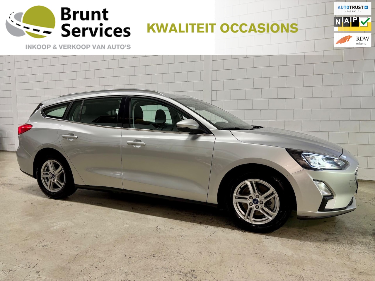 Ford Focus Wagon - 1.0 EcoBoost Edition Business Bj.21|Led|Stoel/Stuur verwarming|navi|Vol opties !! - AutoWereld.nl