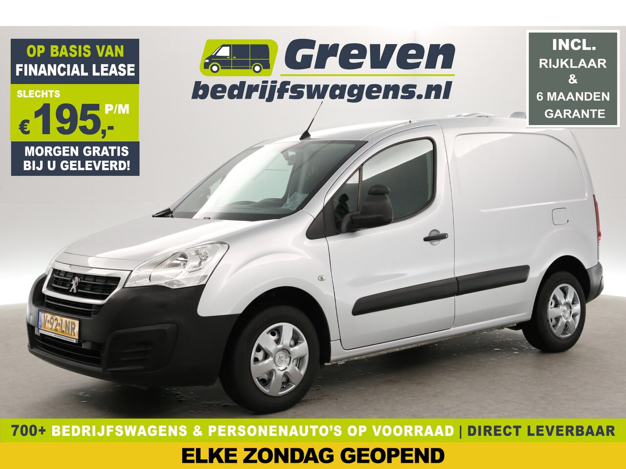 Peugeot Partner - 122 1.6 BlueHDi | MARGE | Airco | Cruise | Carplay | Parkeersens. - AutoWereld.nl