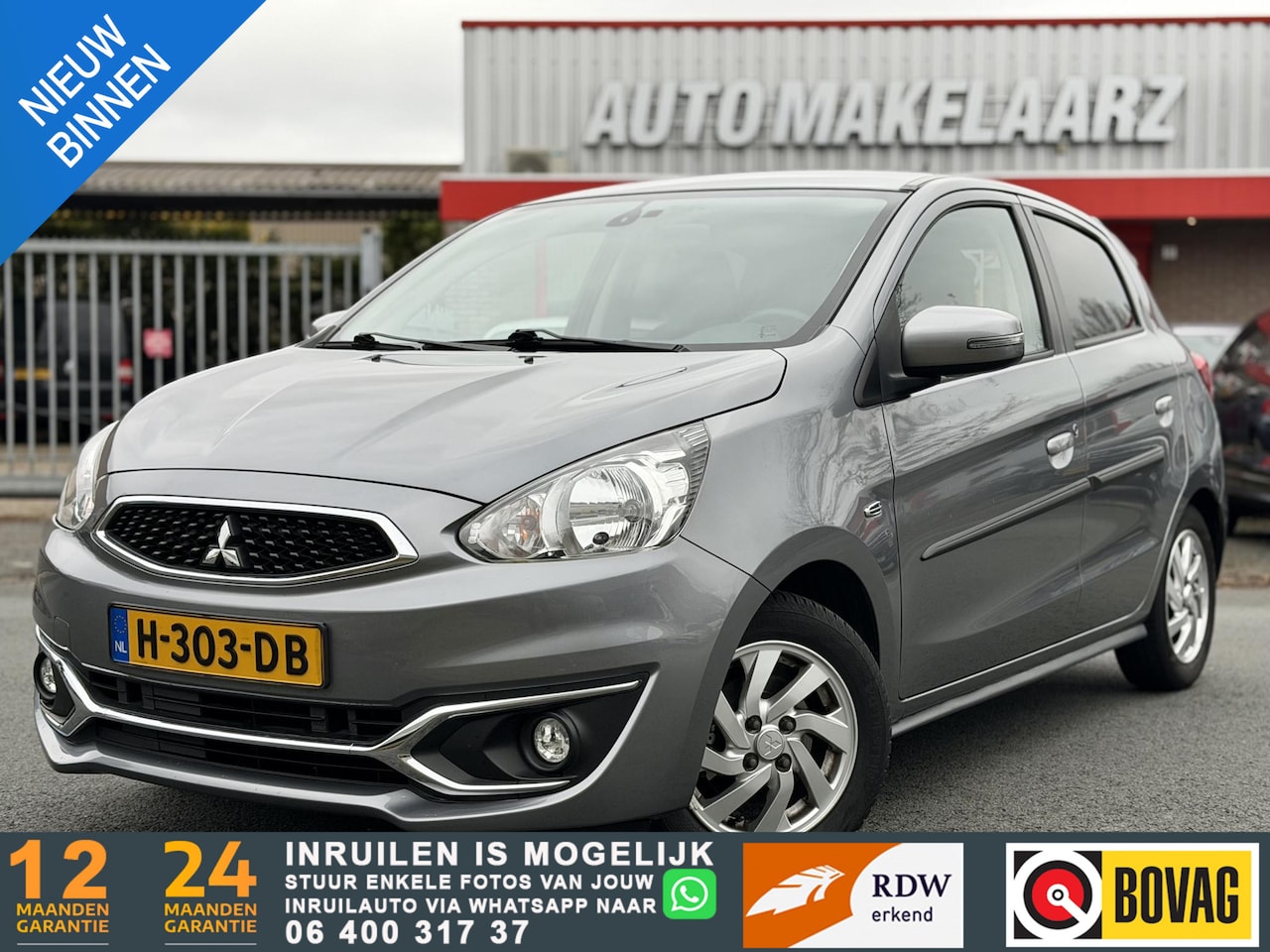 Mitsubishi Space Star - 1.2 Advance KEYLESS NAVI CARPLAY CLIMA - AutoWereld.nl