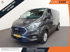Ford Transit Custom - 300 2.0 TDCI L2H1 Limited Dubbele Cabine Automaat Navi Airco 2x schuifdeuren Trekhaak Park