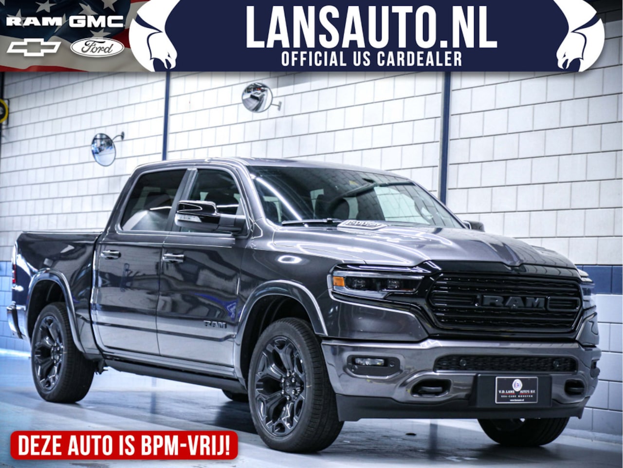 Dodge Ram 1500 - Limited Night Edition | Luchtvering | Head-Up Display - AutoWereld.nl