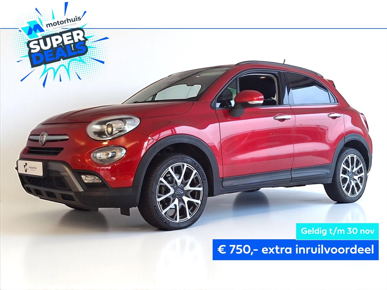 Fiat 500 X - Cross 1.4 Turbo MultiAir 140pk Cross Plus AUTOMAAT TREKHAAK NAVI WINTERPACK - AutoWereld.nl