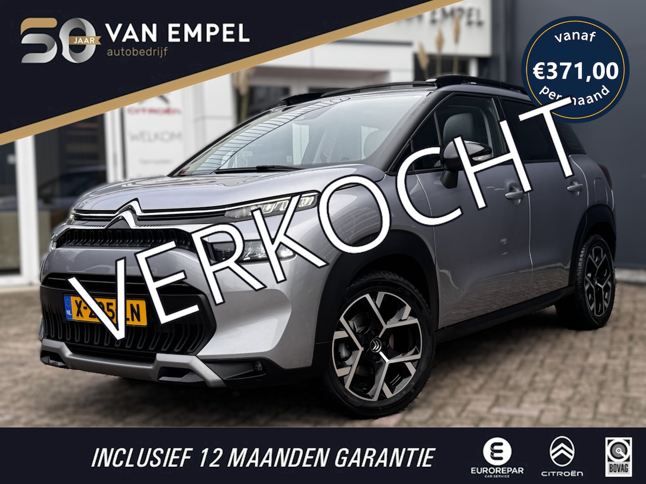 Citroën C3 Aircross - PT130 Shine EAT6 | Panoramadak | Automaat | Navigatie | Parkeersensoren voor + achter - AutoWereld.nl