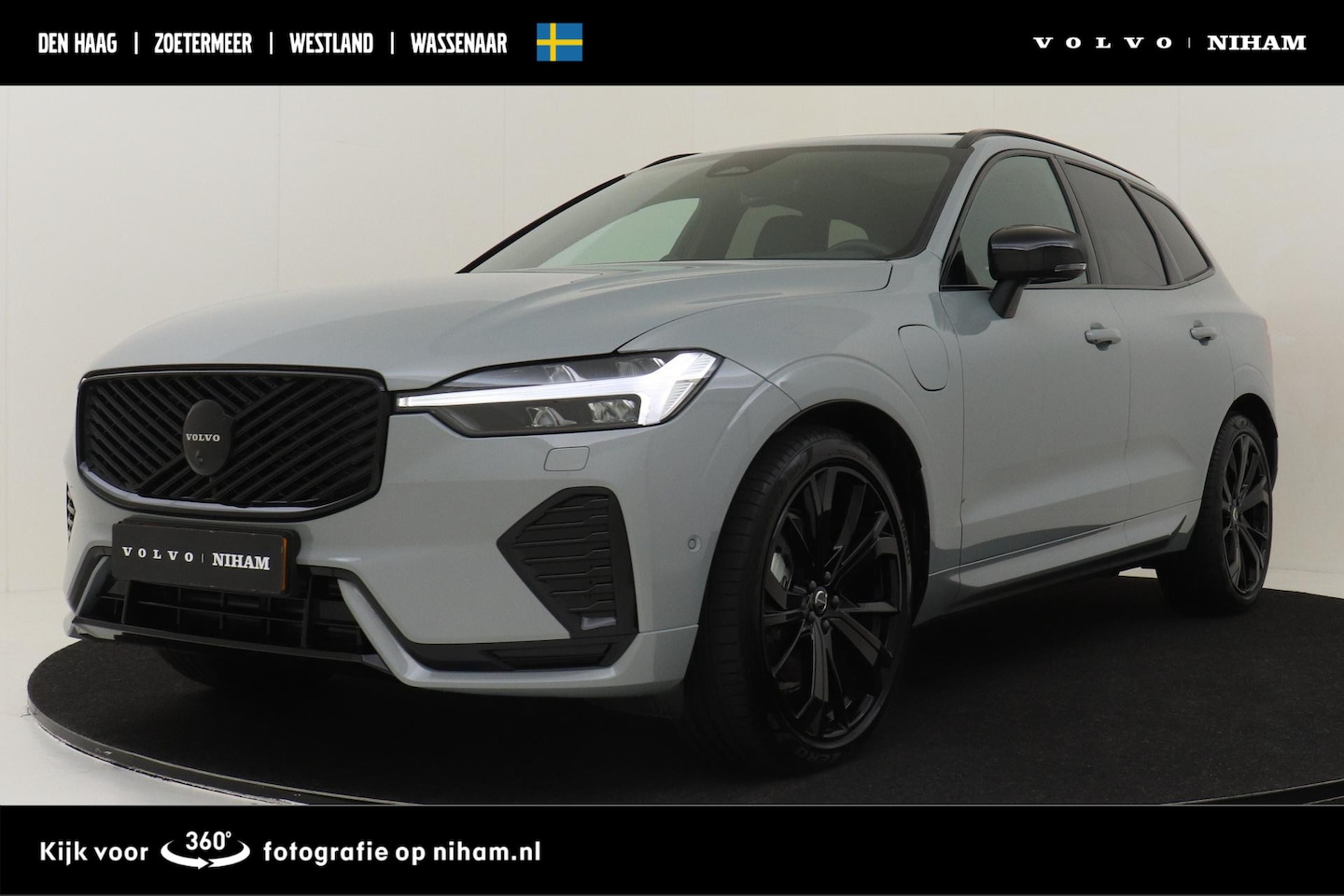 Volvo XC60 - II T6 PLUG-IN HYBRID AWD ULTRA BLACK EDITION -PANO.DAK|BOWERS&WILKINS|LUCHTVERING|TREKHAAK - AutoWereld.nl