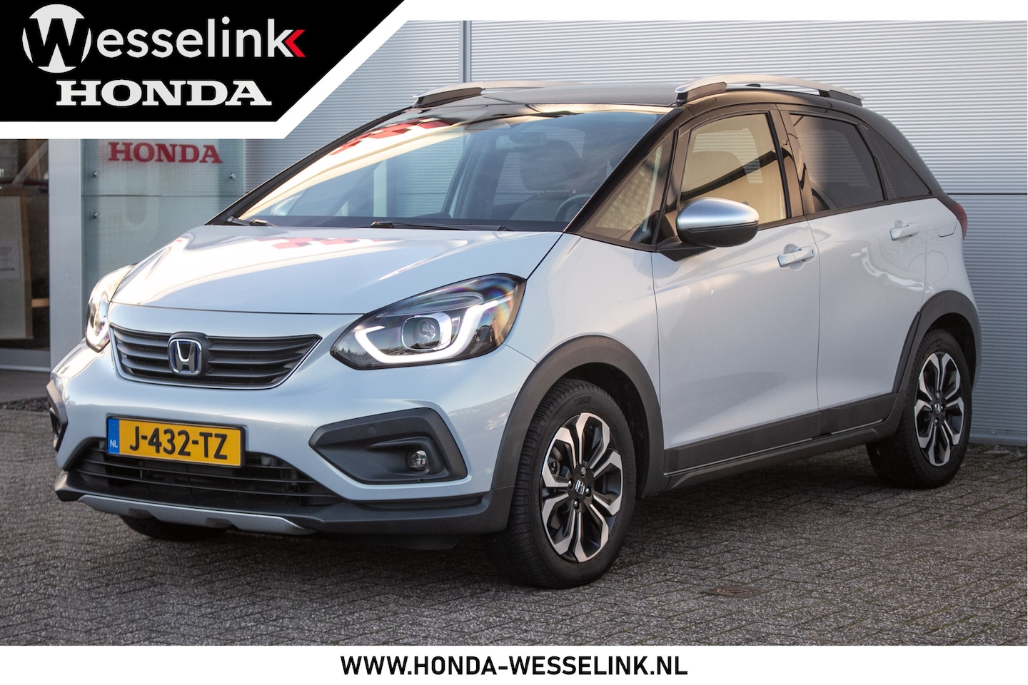Honda Jazz - 1.5 e:HEV Crosstar Afn. draaghaak | Illumination pack | Carplay | Adpt. Cruise - AutoWereld.nl