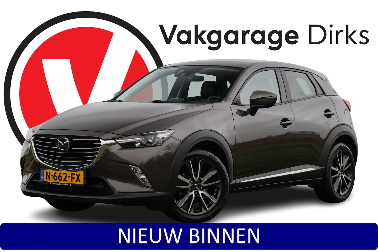 Mazda CX-3 - 2.0 SkyActiv-G 120 GT-M ✅ Leder ✅ ACC ✅ LED - AutoWereld.nl