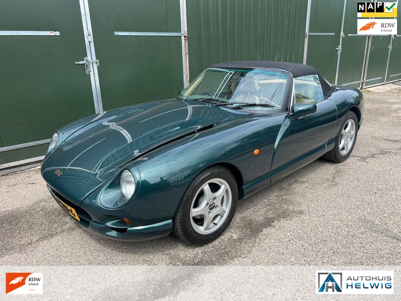 TVR Chimaera - 4.0 400 RHD STUURBEKRACHTIGING, CREME LEDER - AutoWereld.nl