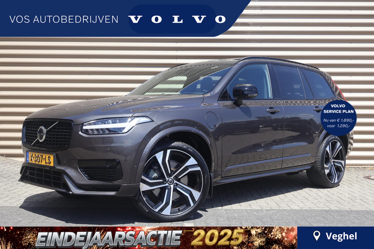 Volvo XC90 - T8 Recharge AWD Ultimate Dark | Full Option | Fabrieksgarantie t/m 11-2028 | Luchtvering | - AutoWereld.nl
