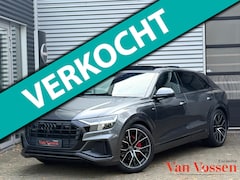 Audi Q8 - 55 TFSI Quattro 3X S-line|Pano|Sfeerverlichting|360Camera|Trekhaak|Carplay|DAB+|Pre sense|