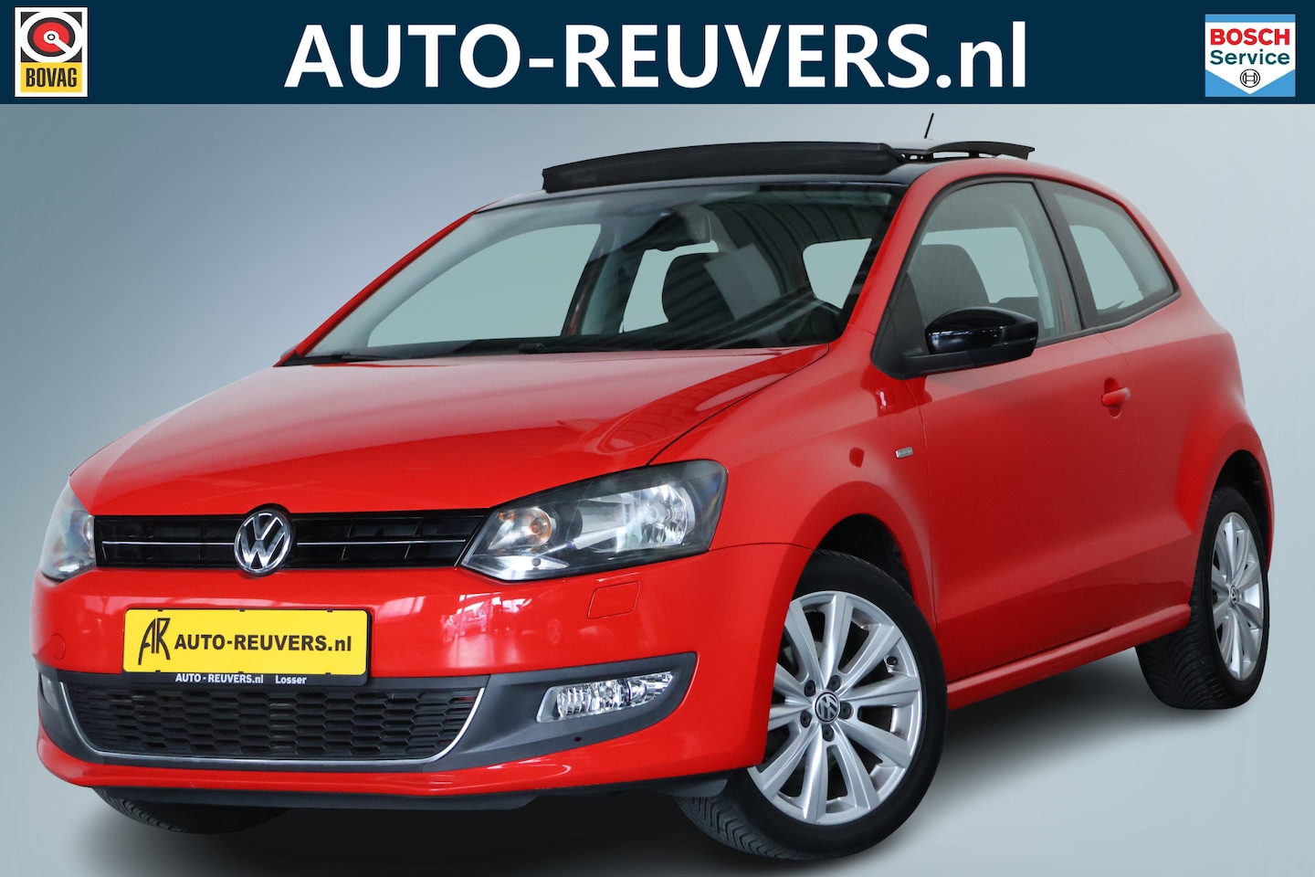 Volkswagen Polo - 1.2-12V BlueMotion Match / Opendak / Airco / Cruisecontrol / Stoelverwarming - AutoWereld.nl