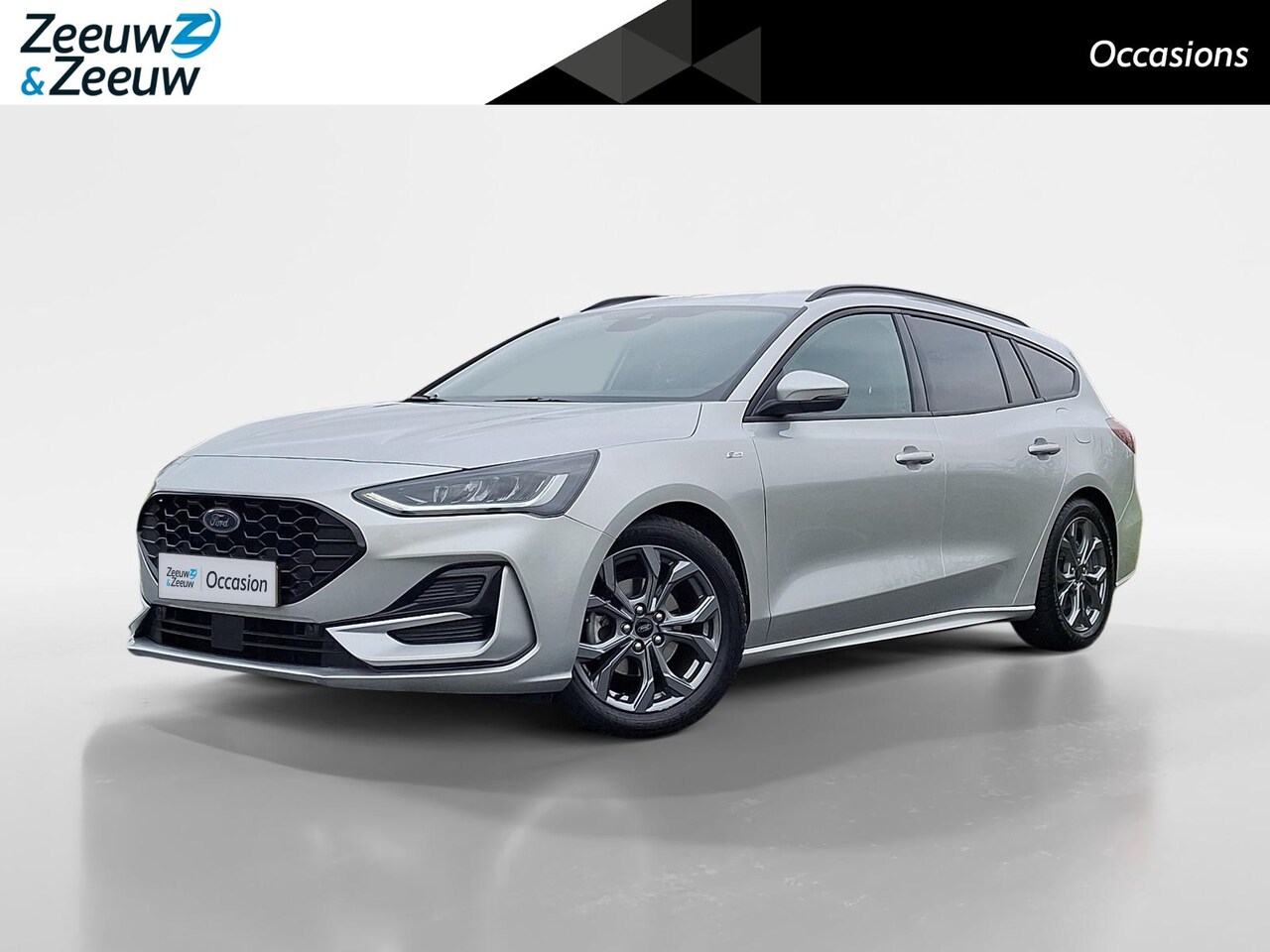 Ford Focus Wagon - 1.0 EcoBoost Hybrid ST Line X 155PK Automaat | Leder | Camera | B&O | El. verstelbare stoe - AutoWereld.nl