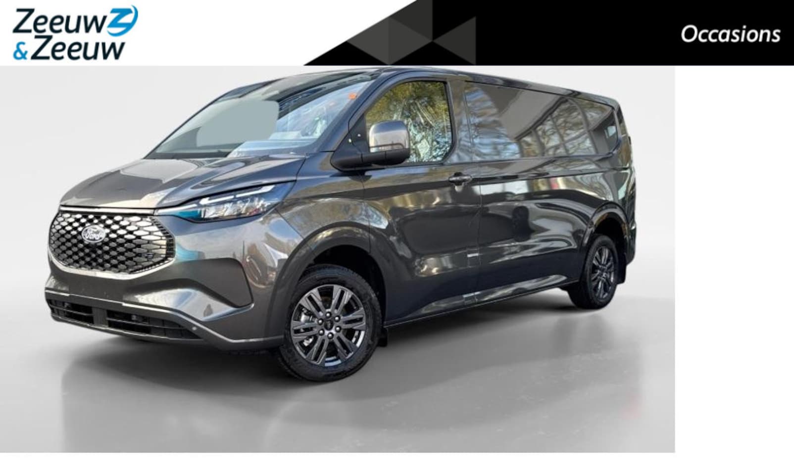 Ford Transit Custom - E-Transit 320 L2H1 Limited 65 kWh 218 pk | Adaptive cruise control | Navigatie | Inklapbar - AutoWereld.nl