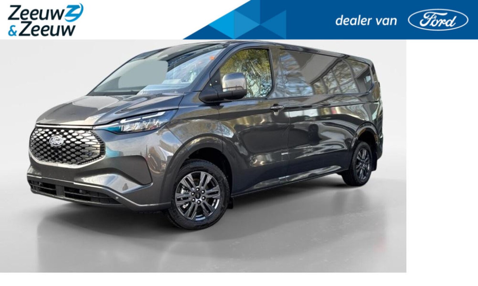Ford Transit Custom - E-Transit 320 L2H1 Limited 65 kWh 218 pk | Nu 0,99% rente op financial lease | TE BESTELLE - AutoWereld.nl