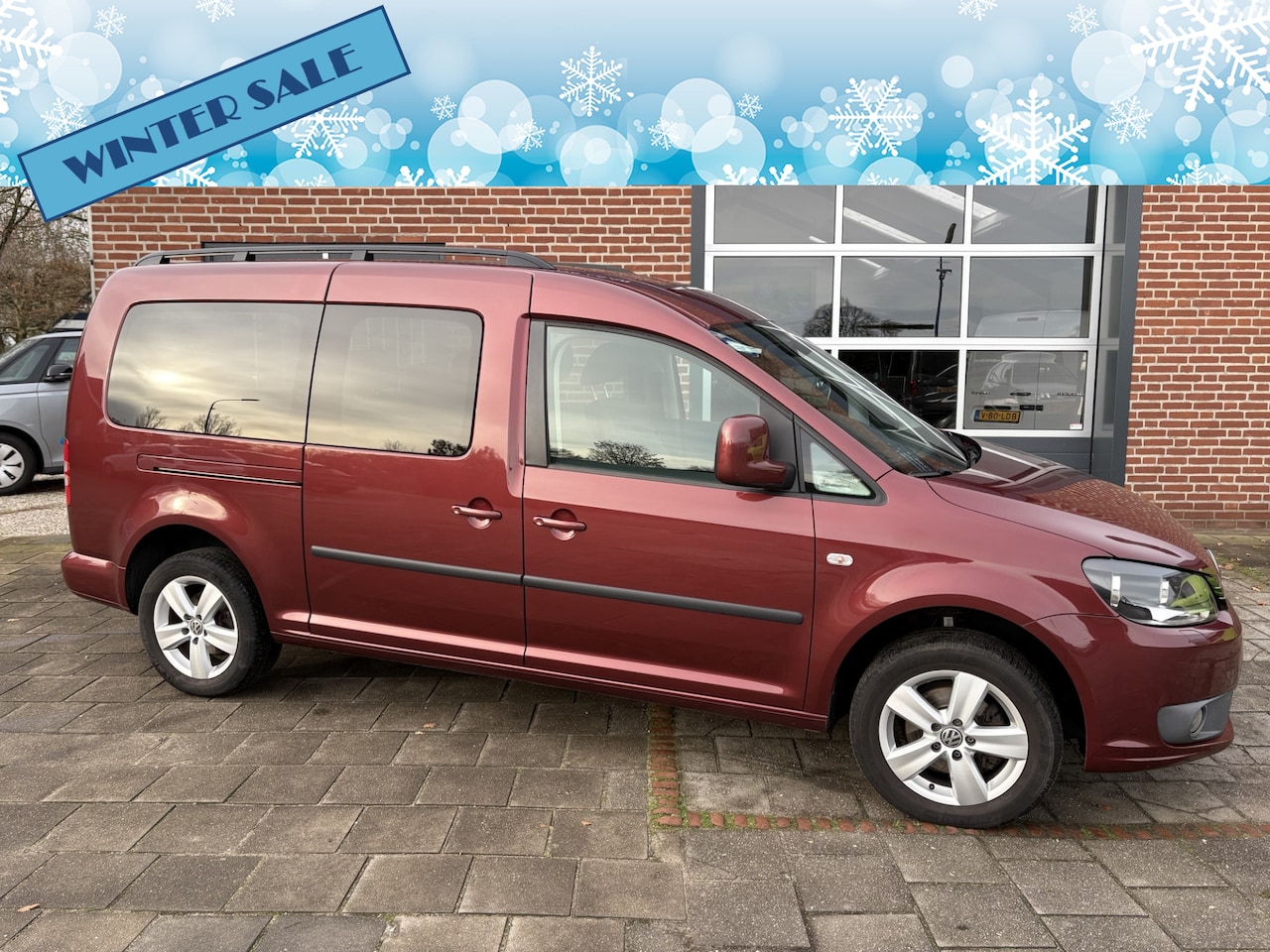 Volkswagen Caddy Maxi - 1.6 TDI Comfortline 75kw EURO 5 , 5 persoons ( Airco, stoelverwarming, trekhaak, parkeerse - AutoWereld.nl